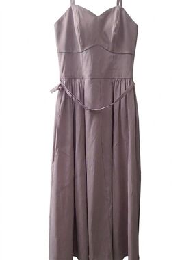 a new day Lavender Strapless Maxi Dress with Waist Tie